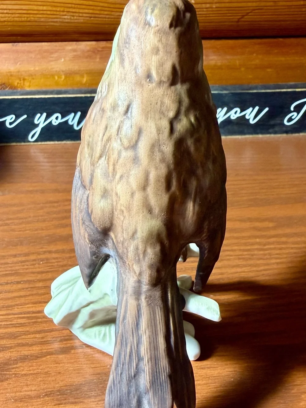 Vintage Goebel West Germany Rotkehlchen Robin Rouge- Gorge On Branch Figurine